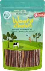 20 Pcs Slim Bully Sticks for Dogs 6-inch (Pack of 20) Single Ingredient Beef Pizzle with Low Natural Scent (Small Dogs) - Image 2