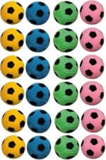24 Pack Foam Soccer Balls Cats Toys Bouncy Ball Kitten Toys (24Pcs) - Image 2