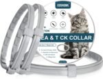 3 Pack Adjustable Collars for Cat, Prevention for 24 Months, Waterproof, 38cm for Small, Medium and Large Cats, Over 7 Weeks Old Use - Image 2