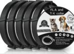 40 Months Dog & Cat Collar, 63CM Adjustable, 5 Packs of 8 Month Collar for All Dogs & Cats Breeds and Sizes - Long Lasting, Flexible, Portable, Waterproof, Safe, Durable Collar for Dogs & Cats - Image 2