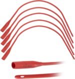 5 Pack, Pet Feeding Tube with Funnel End, for Puppies, Kittens, & Pet Nursing, 14 FR, 16” Length, Red Rubber Feeding Tube with Smooth Tip, Non-Sterile - Image 2