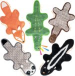 5 Pack Squeaky Dog Toys with Crinkle Paper, No Stuffing Dog Toy for Large Dogs, Safe Pet Toy for Small to Large Breed, Ideal for Puppy Gifts & Tug of War Toys - Image 2