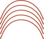 5 Pieces Lamb Feeding Tubes, Red Flexible Rubber Replacement Tubing Supplies for Lamb,Sheep,Piglet,Rabbit,Puppy Feeding (16 Inch x 16FR) (5 Pack, 14 FR) - Image 2