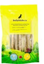 6" Buffalo Bully Sticks (10 Pack)-Bullysticks.ca-Rawhide free-100% Water Buffalo-no additives-Small/Medium Dog chew - Image 2