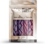 6 inch Beef Braided Collagen Sticks for Small to Medium Dogs - 8 Pack - Dog Dental Chews - Odour Free, Rawhide Free, Long Lasting Alternative to Bully Sticks, All Natural, Protein Rich - Image 2