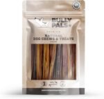 6 inch Thin Bully Sticks for Small Dogs and Puppies - 20 Pack - Long Lasting, All Natural, Single Ingredient, Dehydrated Dog Treats and Dental Chews - Image 2