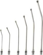 6Pcs Syringe Nozzle Tubes, Curved Gavage Feeding Drenching Tubes Metal Head Prevents Bite Damage Canula for Baby Birds Parrot Small Pet Liquid Medicine Water Feeder - Image 2