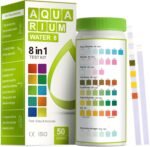 AAwipes Aquarium Ammonia Test Strips 8-in-1 | 50 Strips | Quick & Accurate Water Testing for Freshwater & Saltwater Tanks -Test pH, Carbonate, Alkalinity, Hardness, Chlorine, Nitrite, etc. (K02-50) - Image 2
