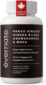 ALL-IN-ONE Maca 3000 mg and Ginkgo Biloba 6000 mg, Panax Ginseng 800mg, Tribulus 1000mg, Tongkat Ali, L-Arginine, and Ashwagandha– Natural Energy and Vitality Support – 2 Capsules per Serving, Made in Canada - Image 2