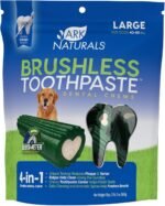 ARK NATURALS Brushless Toothpaste, Dog Dental Chews for Large Breeds, Freshens Breath, Helps Reduce Plaque & Tartar, 18oz, 1 Pack - Image 2