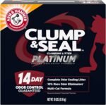 ARM & HAMMER Platinum Cat Litter Clump & Seal Complete Odour Sealing with 14 Days of Odour Control Multi-Cat, Hard Clumping Clay, 99.99% Dust Free 8.16kg (Pack of 1) - Image 2