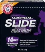ARM & HAMMER Platinum Cat Litter, Clump & Seal, EXTRA STRENGTH Odour Control with 14 Days of Odour Control, Multi-Cat, Hard Clumping Clay, 99.99% Dust Free, 12.47kg (Pack of 1) - Image 2