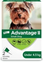 Advantage II Flea Treatment for Small Dogs weighing less than 4.5 kg (less than 10 lbs.)-2 doses - Image 2