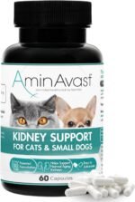 AminAvast Kidney Support Supplement for Cats and Dogs, 300mg - Promotes and Supports Natural Kidney Function - Supports Health and Vitality - Easily Administered - 60 Sprinkle Capsules - Image 2
