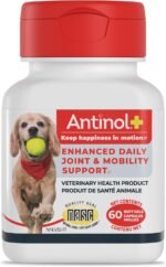 Antinol Plus, Mobility, Hip, and Joint Supplement for Dogs, Green-Lipped Mussels and Krill Oil - Dog Joint Supplement, Better and Faster Than Glucosamine and Chondroitin, 60 Soft gels - Image 2