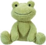 Apricot Lamb Toys Plush Velvet Frog Stuffed Animal Soft Cuddly Perfect for Child (Green Frog, 9 Inches) - Image 2
