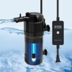 Aquarium Filter Fish Tank Filter with U-V Light, Submersible Aquarium Filter for 10 to 40 Gallon Fish Tank, U-V Filter for Aquarium - Image 2