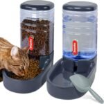 Automatic Pet Feeder Small&Medium Pets Automatic Food Feeder and Waterer Set 3.8L, Travel Supply Feeder and Water Dispenser for Dogs Cats Pets Animals - Image 2