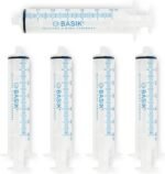 BASIK 60ml Enteral Feeding Syringe With ENFIT Compatible with Caps | 60cc | Reusable Silicone O-Ring Style | Tube Feeding with Clean Assure White Plunger - Image 2