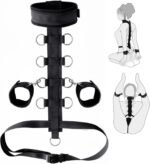 BDSM Sex Bed Bondage Kits with Restraints for Ankle & Wrist Spreader Bar Sex Resistance Strap Leg Hand Cuff Set for Adults Bedroom Sex Handcuff Bracelets for Women Play King Mattress Sweater - Image 2