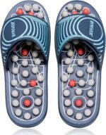 BYRIVER Therapeutic Massage Slippers Sandals, Deep Tissue Foot Massager for men women, Relief Neuropathy Arthritis Plantar Fasciitis Pain, Healthcare Gift for Mom Dad(05XL) - Image 2