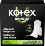 Bamboo Ultra-Thin Winged Heavy Pads 30CT - Image 2