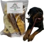 Bargain Chew Bag – Large Breed - All Natural Long Lasting Dog Chews – No Rawhide – Huge Bags - Bully Sticks – Himalayan Yak Chews - Beef Cheeks – Collagen Sticks – Jerky - Ears –Trachea & More! - Image 2