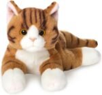 Bearington Lil' Tabby Small Plush Stuffed Animal Orange Striped Tabby Cat, Kitten 8 inches - Image 2