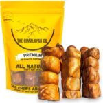 Beef Cheek Rolls Dog CHEW Treat - *(Beef Basted 6 Pack/6 INCH)* - Rawhide Free - Super Thick - All Natural - Long Lasting Dog CHEW - Beef Cheek Rolls - *Natural Color May Vary - Image 2