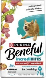 Beneful IncrediBites Dry Dog Food for Small Dogs, Real Beef - 7 kg Bag - Image 2