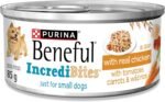 Beneful Incredibites Wet Dog Food for Small Dogs, Real Chicken in Gravy - 85 g Can (24 Pack) - Image 2