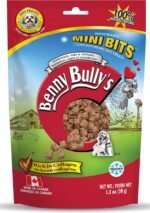 Benny Bullys Mini Bits - Freeze-Dried Chicken Heart Dog Treats | Low-Calorie, Grain-Free, Natural & Healthy Training Snacks for Puppies, Dogs, and Pets - 38g/ 1.34 oz - Image 2