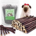 Bissap 460g/1lb Apple Sticks for Guinea Pig, Rabbits Natural Molar Chew Toys for Bunny Chinchilla Guinea Pig Hamster Gerbil and Small Animals Apple Wood Stick Toys Treats (460g/1lb) - Image 2