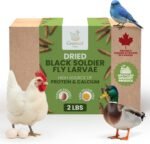 Black Soldier Fly Larvae for Chickens & Ducks – 2lb Dried Worms & Grubs – High Protein & Calcium Mealworms Alternative – Dried Black Fly Larvae – Non-GMO, Farmed in Canada - Image 2
