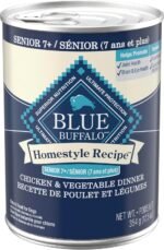 Blue Buffalo Homestyle Recipe Natural Senior Wet Dog Food, Chicken 354g Can (Pack of 12) - Image 2