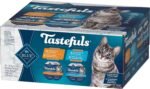 Blue Buffalo Tastefuls Spoonless Singles Adult Cat Chicken and Turkey Entrée Pate 1.3 oz Cup 2.6 oz Unit Variety Pack 12 ct. EN/FR - Image 2