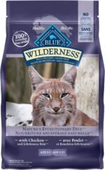 Blue Buffalo Wilderness High Protein Grain Free, Natural Adult Dry Cat Food, Chicken 2.7kg Bag - Image 2
