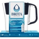Brita 6 Cup Filter Pitcher with Smart Light Indicator, Reduces Chlorine taste and odour from Tap Water, Filters 151 Litres, Denali, Black - Image 2