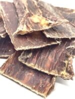 Bullsters Dog Treats Bones Chews All Natural 1 Ingredient with No Additives No Preservatives, Steroid Free, for Small Medium Large Dogs Beef Strips (6" Pack of 8) - Image 2