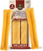 Bully Bunches Large Authentic Yak Cheese Himalayan Chews for Large Dogs & Heavy Chewers - All Natural Dog Treat Dental Chews, Made with Real Yak Milk - Lactose & Rawhide Free (2 Pk) - Image 2