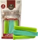 Bully Bunches Premium Mint Himalayan Yak Chew for Dogs, 100g, All-Natural, Long-Lasting, Authentic Yak Milk, Healthy Dental Chew, High-Protein, Grain-Free (Medium, 3 Pack) - Image 2