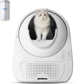 CATLINK Self Cleaning Cat Litter Box, Auto Safety Sensors for Multiple Cats 3.5～22 pounds, Double Odor Removal with Trash Bags(Young Version) - Image 2