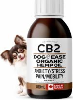 CB2 Hemp Oil for Dogs [100 ML/Organic] Hip and Joint Supplement for Dogs - Extra Strength for Pain & Anxiety. Relieves Pain/Arthritis/Inflammation/Separation Anxiety/Stress/Made in Canada - Image 2