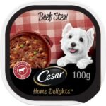 CESAR Home Delights Wet Dog Food - Beef Stew - 100g (24 Pack) - Image 2