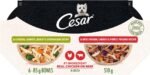 CESAR Wholesome Bowls Wet Dog Food – Chicken, Carrots, Barley & Green Beans - Beef, Chicken, Carrots & Purple Potato, 6x85g Variety Pack - Image 2