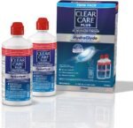 CLEAR CARE® Plus With HydraGlyde Contact Lens Solution, Twin Pack Cleaning & Disinfecting Solution With Hydrogen Peroxide, 2 x 360 mL - Image 2
