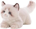 CU-MATE 20 Inch- Gray Ragdoll Cat Plush Stuffed Animal Toys -Realistic Ann Baker Cat Handmade Plush Toy Present Gift - Image 2