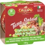 Callipo Light Tuna Salad Ready to Eat - Red Quinoa, Chickpeas, Peas and Tomato - Image 2