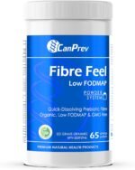 CanPrev Organic Fibre Feel Powder 325g, 65 Servings, Unflavoured & Easy to Mix, Promotes Digestive Wellness & Regularity, Quick-Dissolving & Gentle, Natural Ingredients, Perfect for Smoothies & Shakes - Image 2