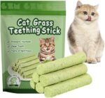 Cat Grass Teething Sticks for Indoor Cats - Natural Dried Catnip Toys, Dental Snacks, Teeth Cleaning Treats for Kittens - Image 2
